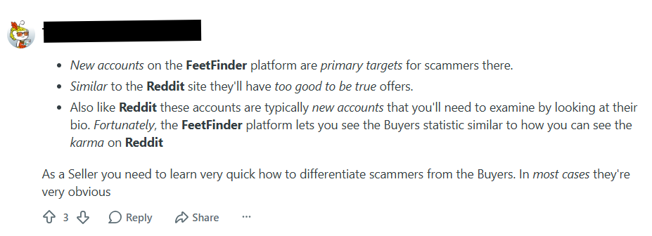 The FeetFinder marketplace browse grid showing multiple seller galleries with prices