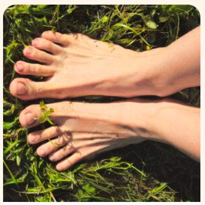 Seasonal outdoor feet photo
