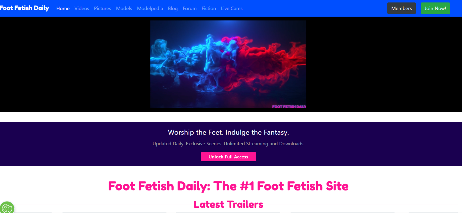 Foot Fetish Daily membership site